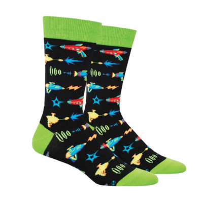 Socksmith Men's Ray Gun Blasters Socks