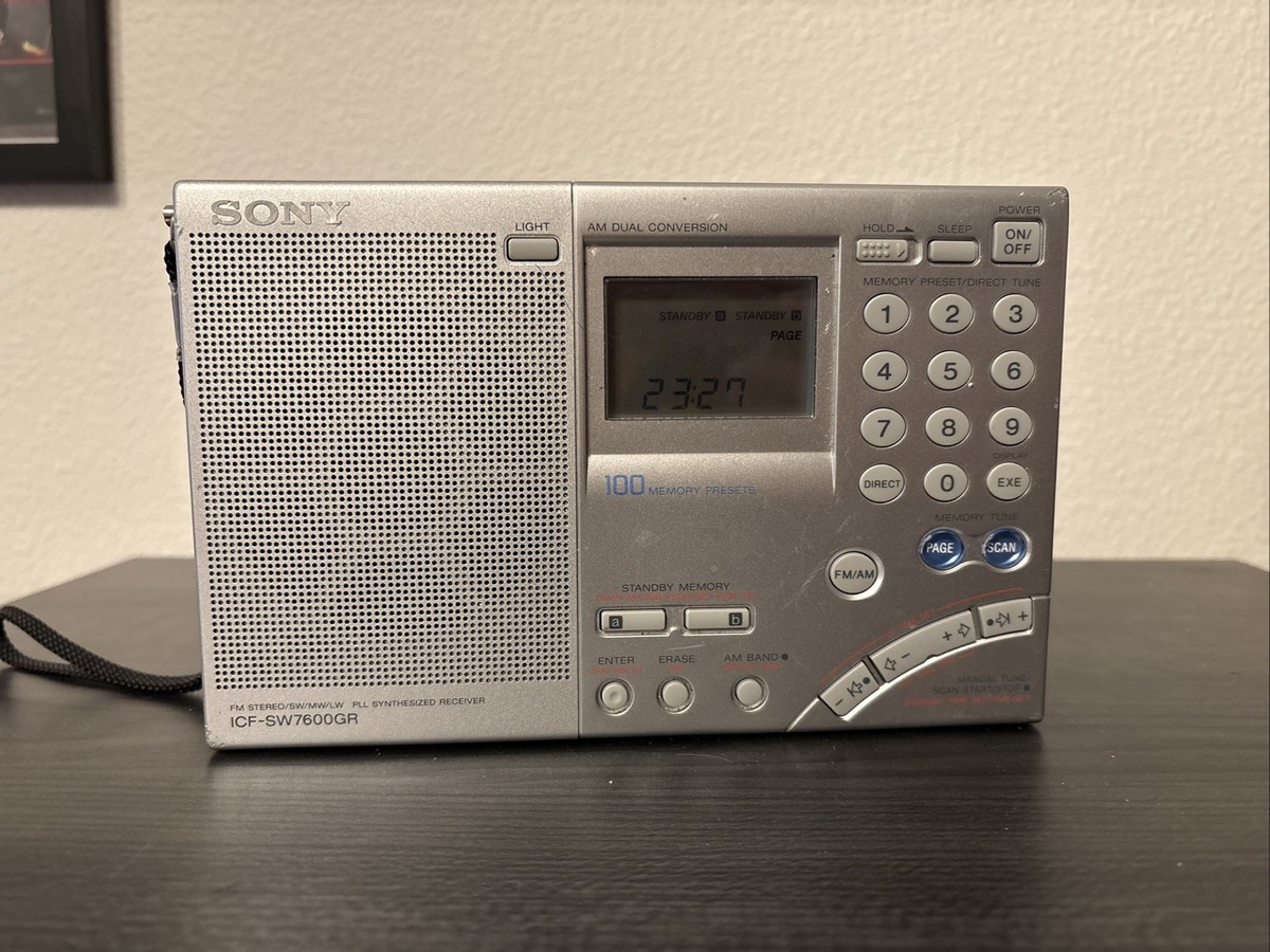 SONY ICF-SW7600GR AMラジオ Sony ICF-SW7600GR AM/FM Shortwave World Band Receiver | eBay
