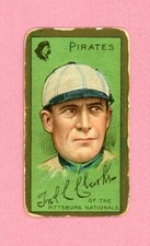 1911 T205 Gold Boarder Fred Clark Pittsburgh Pirates Baseball Card VG fw lt/s wk 1911 T205 Gold Boarder Fred Clark Pittsburgh Pirates Baseball Card VG fw lt/s wk