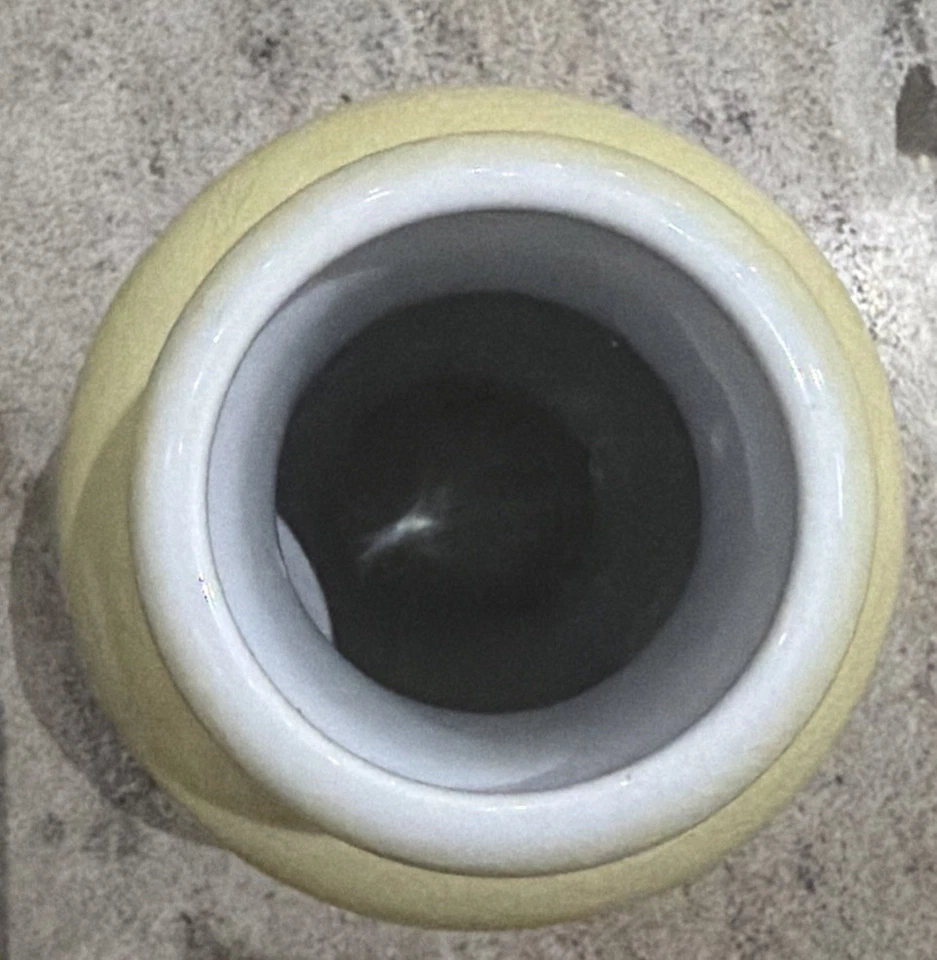 Винтажная китайская фарфоровая ваза Yingqing, расписанная вручную под глазурью, высота 8 дюймов - Изображение 4 из 4