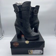 Harley Davidson Kiarah Women's Size 8.5 After Riding Boots D83545 Motorcycle
