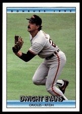 1992 Donruss Dwight Evans Baltimore Orioles #502