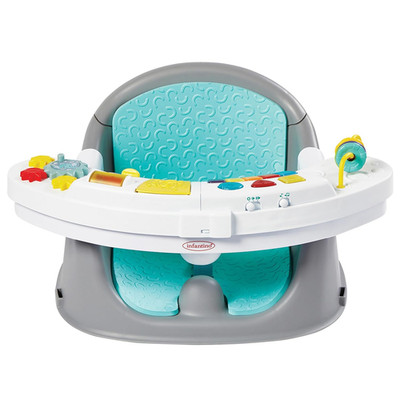 Music & Lights 3-In-1 Discovery Seat & Booster, Toddler Booster Seat for Dining 