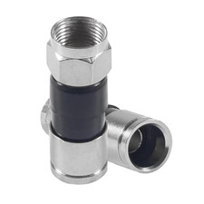 20Pcs RG6 Compression Connectors RG6 F Type Connector Coax Coaxial Compression