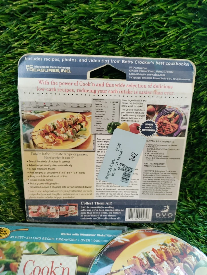 Cook and Low Carb -Thousands of Recipes- (Windows Vista/Me/XP) - Image 2 of 3