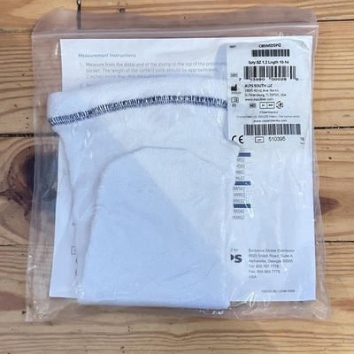 Prosthetic Sock Cool Blue 5 Ply BLUE CB5MDSH2 Size 1, 2 length 10-14 DS  New USA