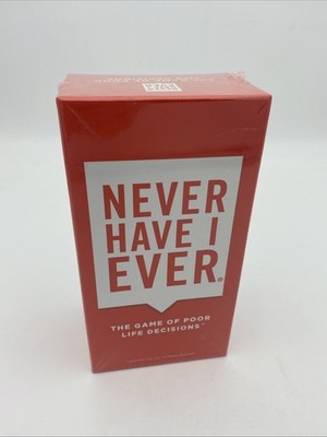 Never Have I Ever - The Game Of Poor Life Decisions, Card Game, ~New Sealed