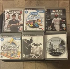 PS3 Game Lot Batman Arkham City Assassin’s Creed 3 MLB 08 U Draw Pictionary TS 3