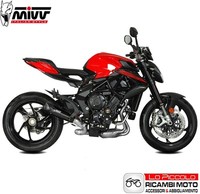 Auspuffterminal Mivv X-M5 Schwarz MV Agusta 800 / RR 2023 2024 2025