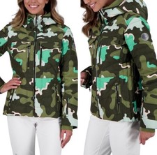 Size 12 Obermeyer Devon Down Ski Snow Jacket Coat in Jasmint Camo