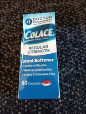 Colace 250mg Extra Strength Stool Softener 60 Capsules NIB Free Shipping M147