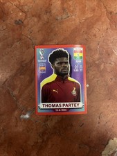 2022 Panini FIFA World Cup Sticker THOMAS PARTEY ( GHA 14 ) RED PARALLEL
