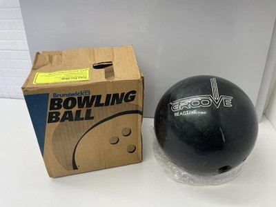 VINTAGE BRUNSWICK `GROOVE REACTIVE` BOWLINGKUGEL BPO 34 30 - 5,5 KG - GUT GEBRAUCHT