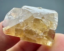 71 Carat Honey Color Topaz Full Terminated Crystal From Skardu Pakistan