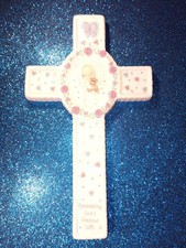 Precious Moments Porcelain Wall Cross Celebrating God's Precious Gift Baptism