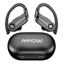 Mpow Q63 Bluetooth 5.3 Wireless Earbuds IPX7 Sport Headphones w/ Mic Hooks