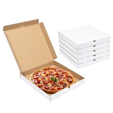 14X14X2 Inch 10 Pack Corrugated Pizza Boxes,Heavy Duty Cardboard Pizza Boxes,...