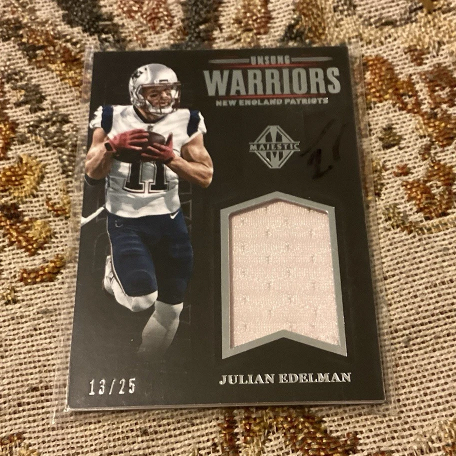 Panini Julian Edelman Football Sports Trading Card Singles for