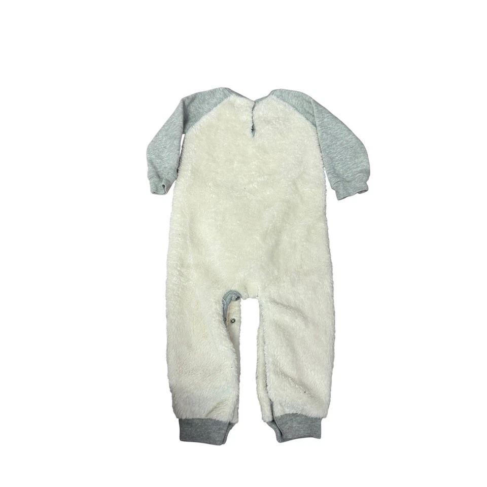 Mono de una pieza Gap Romper 18-24 meses niño pequeño oso felpa sherpa polar Foto 2 de 3