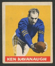 1948 Leaf #23 Ken Kavanaugh @ Chicago Bears ~ EX+