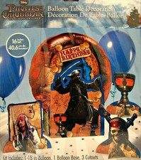 PIRATES of the CARIBBEAN BALLOON TABLE DECORATION KIT Birthday Party Supplies