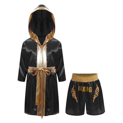 Conjunto para niños túnica suave ribete de metal conjuntos abrigo transpirable capucha disfraz - Imagen 9 de 44