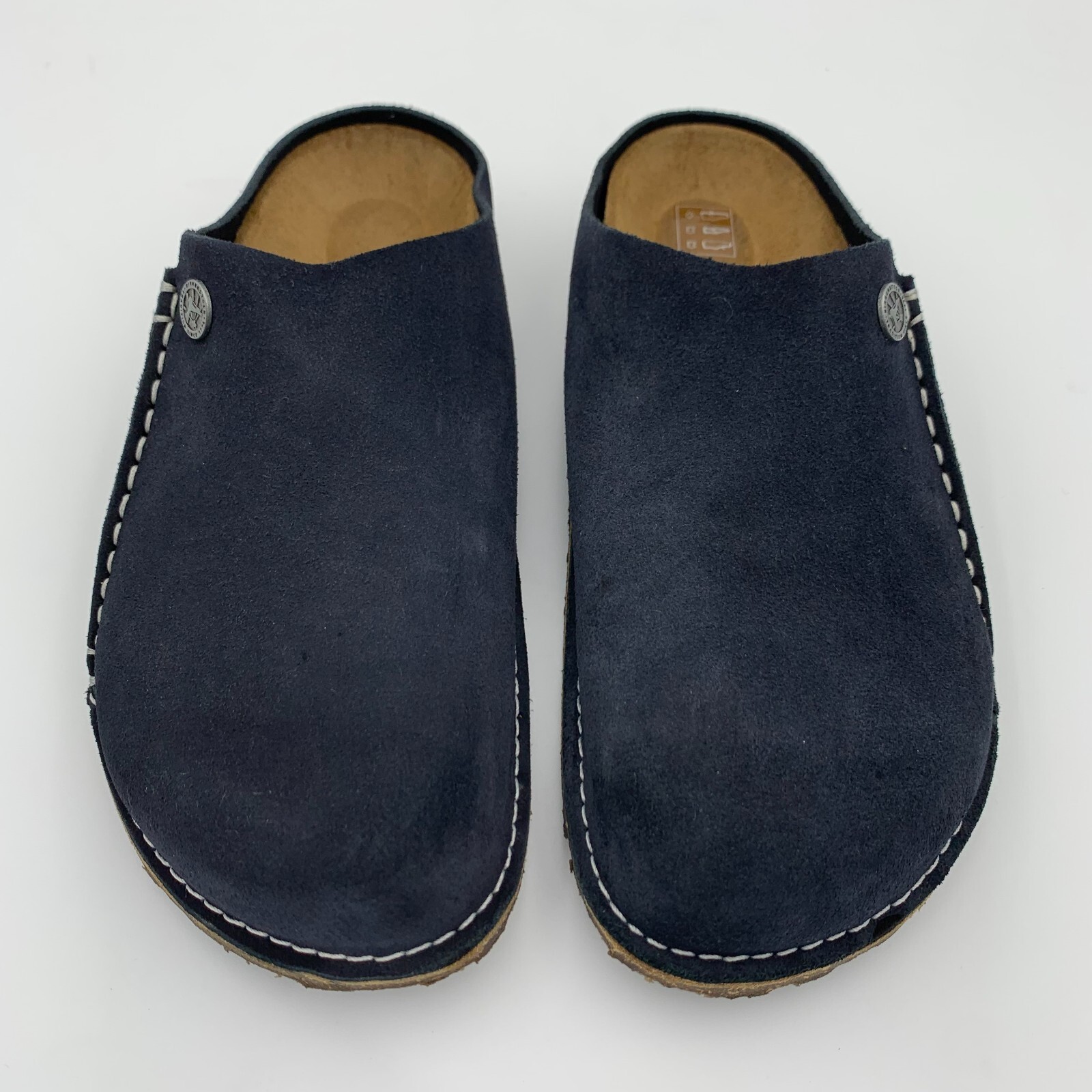 SAOLA Birkenstock nuovo senza scatola Zermatt Premium Midnight scamosciato suola in gomma stretta