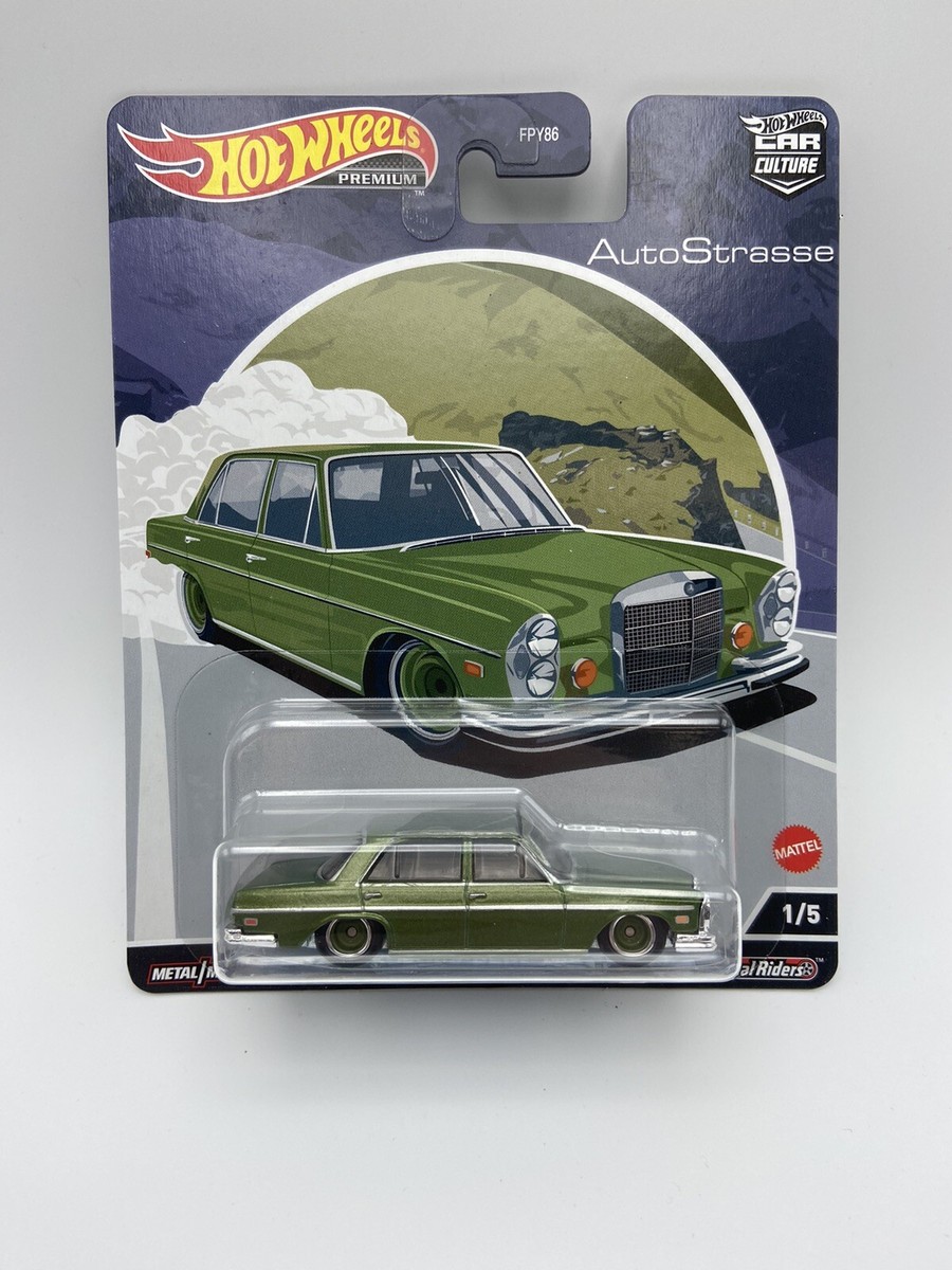 Hot Wheels Premium Auto Strasse 1972 Mercedes Benz 280 SEL 1