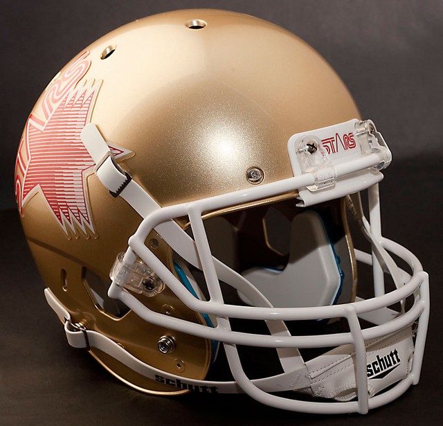 BALTIMORE STARS 1985 Football Helmet Nameplate "STARS" Decal/Sticker