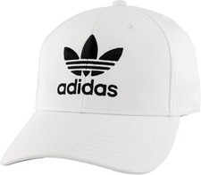 Adidas Originals mens Icon Precurve Snapback Cap - White