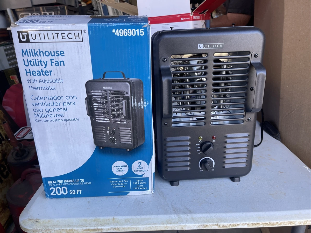 Utilitech 1500W Fan Utility Indoor Space Heater 4969015 - see description |  eBay