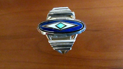 NEW NATIVE AMERICAN NAVAJO GILBERT NELSON CUFF BRACELET W/MULTI STONES SIGNED
