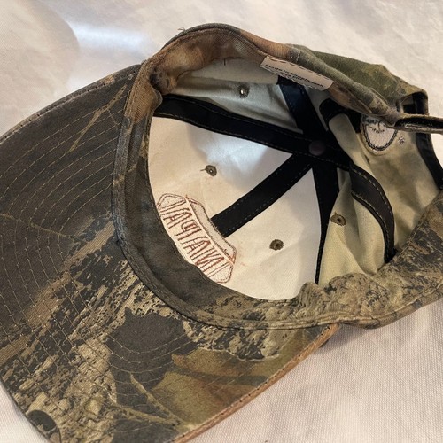 Vintage NAPA Mossy Oak Camouflage Hunting Fishing Outdoor Ball Cap Hat One Size - Picture 7 of 8