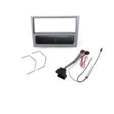 Mascherina adattatore autoradio per OPEL grigio 1 DIN