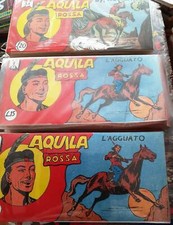 AQUILA ROSSA RISTAMPA nuovissima manca un numero + omaggio serie 1/21 di capitan