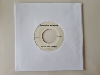 Maggie Mae - Rock 'n' Roll Cowboy 7'' Vinyl Germany PROMO