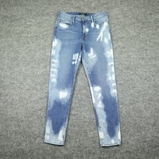 Ralph Lauren Jeans Womens 6 Blue Denim Skinny Ankle Coastal Wash Premier Casual-