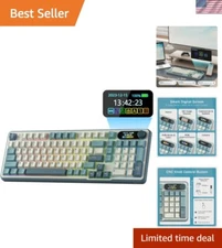 S98 Mechanical Keyboard w/Smart Display & Knob, Top Mount 96% Wireless Mechan...