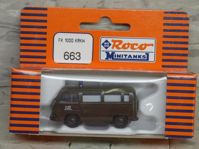 Roco Minitanks Herpa New Modern West German Vw Fk 1000 Van Lot 272 Ebay