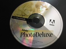 Adobe Photo Deluxe v2.0 Macintosh 1996 / 97 CD Software Disc Excellent