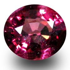 1.14 ct AAA Dazzling Oval Shape 7 x 6 mm Pinkish Red Rhodolite Garnet