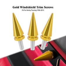 Yellow Windshield Bolt Screws Fit For Harley Touring Tri Electra Glide 96-13