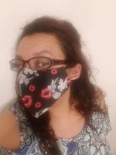 BETTY BOOP FACE MASK HANDMADE IN USA. WASHABLE AND REUSABLE FABRIC.