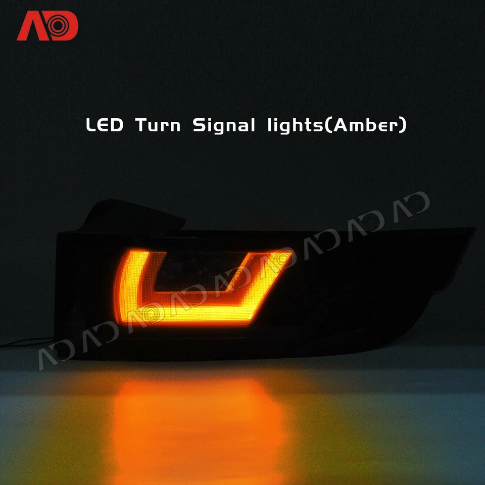 For 2012-2018 Range Rover Evoque Smoked LED Rear Tail Lamp Brake Light Assy 4IN1 - Image 4 of 4