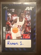 leaf ink auto signed ncaa college nba draft pick wnba rookie card autograph