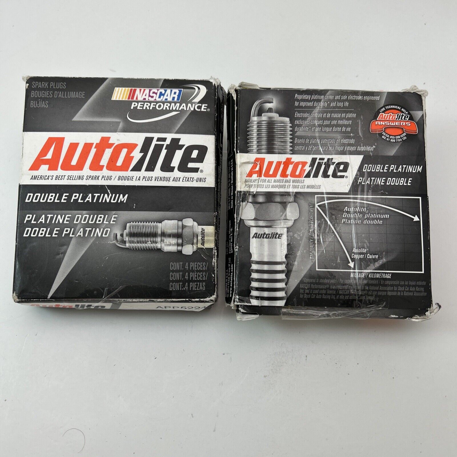 Autolite APP5224 Double Platinum Automotive Replacement Spark Plugs - 8 qty