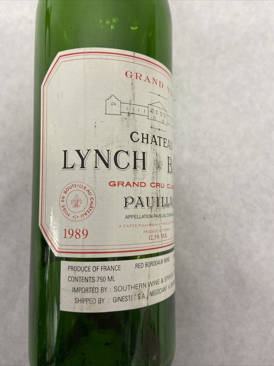 ワイン 1989 Pauillac LYNCH BAGES 1989 Château Lynch-Bages - CellarTracker