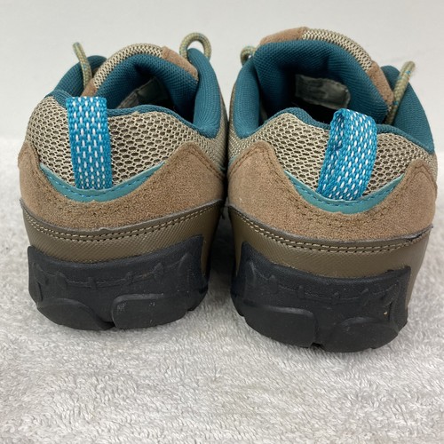Itasca Men’s Low Top Suede Leather Brown Teal Hiking Shoes Sz 8 - Picture 5 of 10