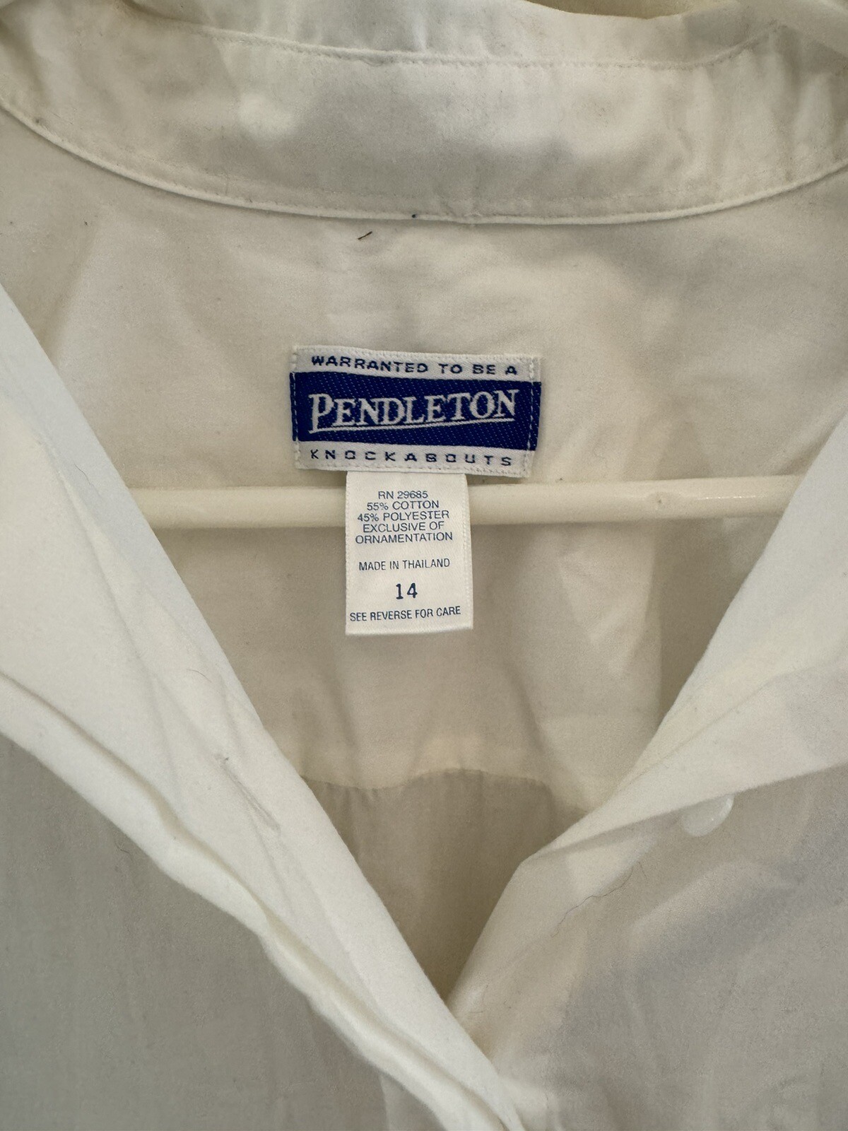Women’s Pendleton Knockabouts White Button Down L… - image 6