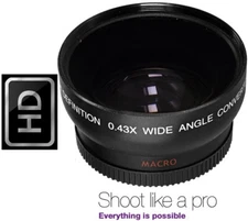 Pro Hi Def Wide Angle Lens With Macro For JVC Everio GZ-MG330